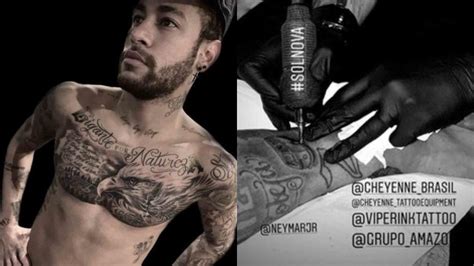 Tatouages de Neymar
