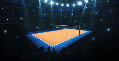 Terrain de volley-ball