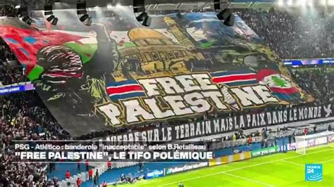 Tifo Palestine PSG