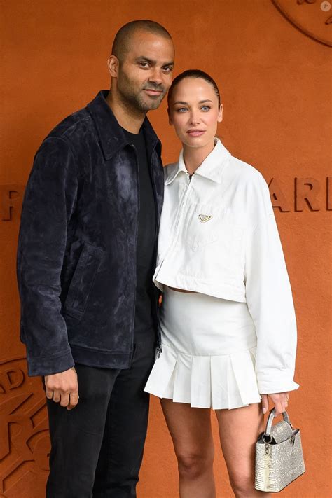 Tony Parker et Agathe Teyssier aux NBA Paris Games