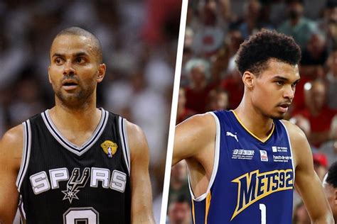 Victor Wembanyama et Tony Parker