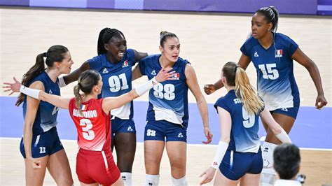 Volley-ball féminin en action