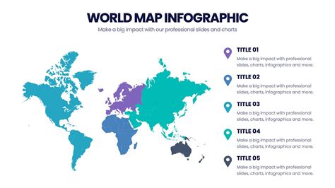 World map infographic