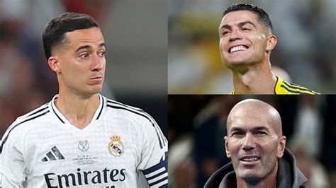 Zinedine Zidane avec Cristiano Ronaldo au Real Madrid